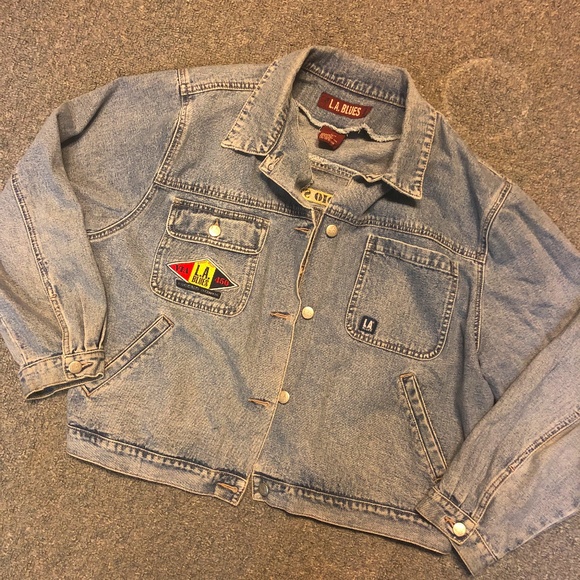 L.A. Blue Vintage Jacket unisex size L - Picture 1 of 7